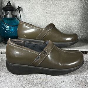 Greys Anatomy Softwalk Meredith Clogs Women's Size 8.5 Patent Leather Shoes